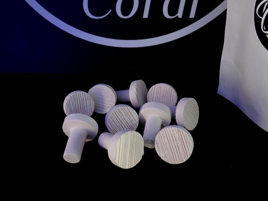 Frag plugs White - 10 Pack